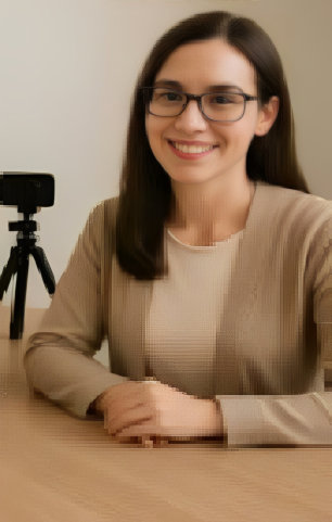 Woman talking to a child