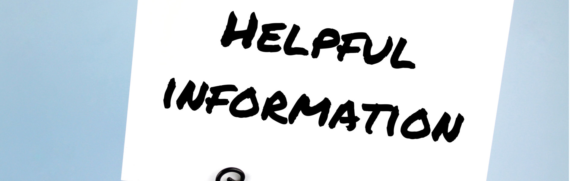 Note written on a white sticker